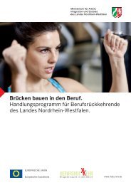 BrÃ¼cken bauen in den Beruf. - Competentia NRW - Landesregierung ...