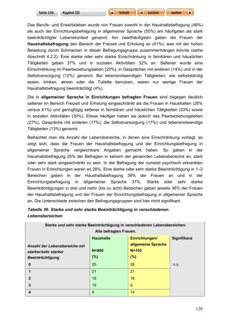 "Langfassung der Studie zur Lebenssituation von Frauen mit ...