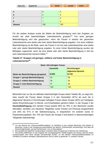 "Langfassung der Studie zur Lebenssituation von Frauen mit ...