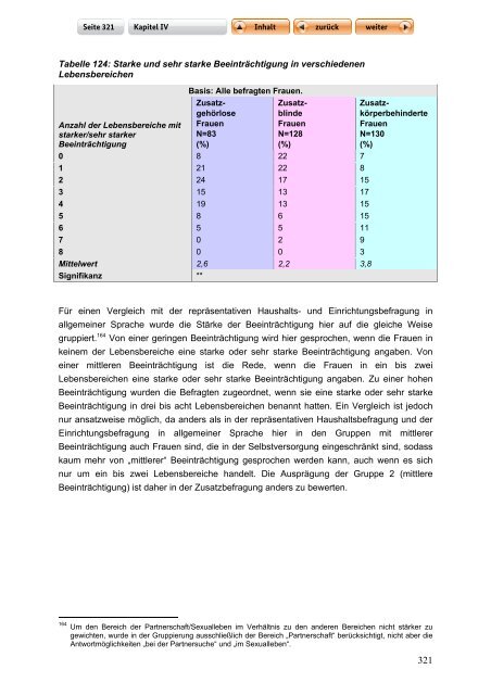 "Langfassung der Studie zur Lebenssituation von Frauen mit ...