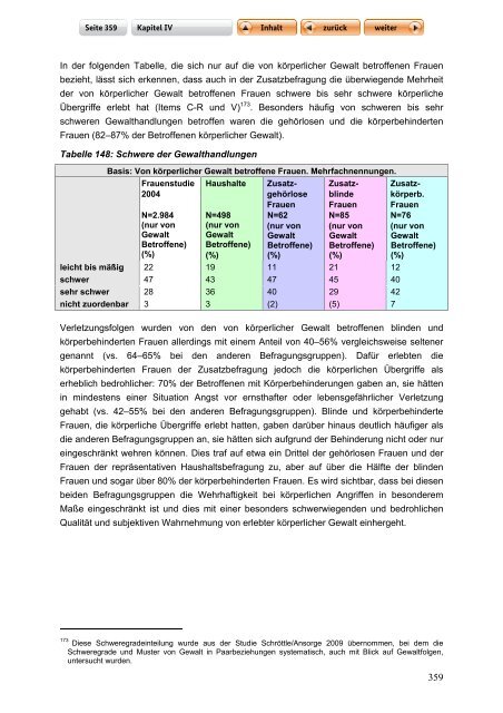 "Langfassung der Studie zur Lebenssituation von Frauen mit ...