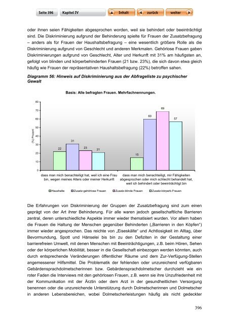 "Langfassung der Studie zur Lebenssituation von Frauen mit ...