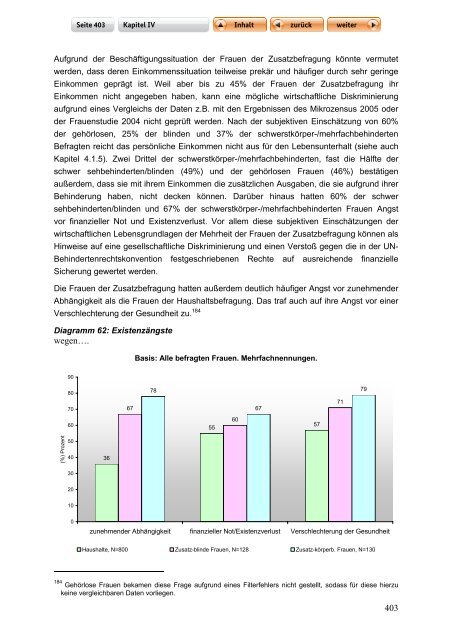 "Langfassung der Studie zur Lebenssituation von Frauen mit ...