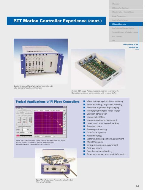 LVPZT Amplifier Module - PI