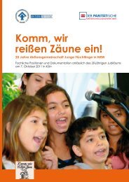 Komm, wir reiÃen ZÃ¤une ein! - ParitÃ¤tisches Jugendwerk NRW