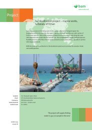 Sur desalination project â marine works ... - BAM International