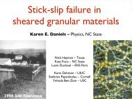 Stick-slip failure in sheared granular materials