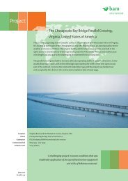 The Chesapeake Bay Bridge Parallel Crossing ... - BAM International