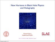 New Horizons in Black Hole Physics and Holography - Institute of ...