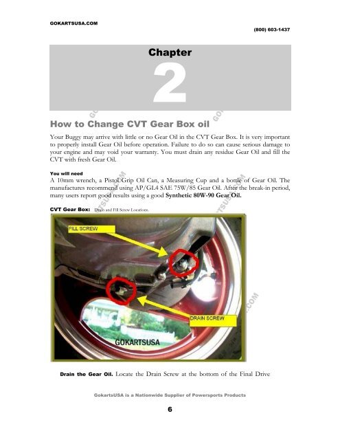 Buggy 150/250 Lubrication Guide