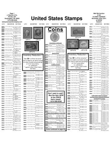 Foreign Stamps - J. Reeves & Co.