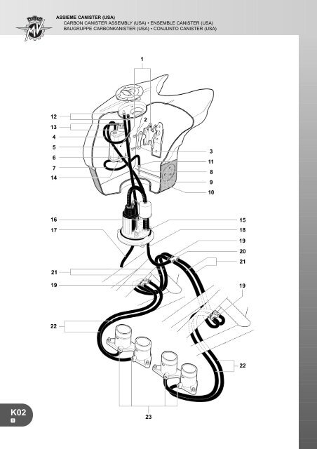 CATALOGO PIEZAS REPUESTO F4 1000 S - MV Agusta