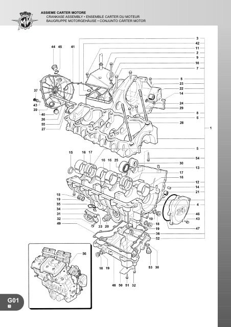 CATALOGO PIEZAS REPUESTO F4 1000 S - MV Agusta