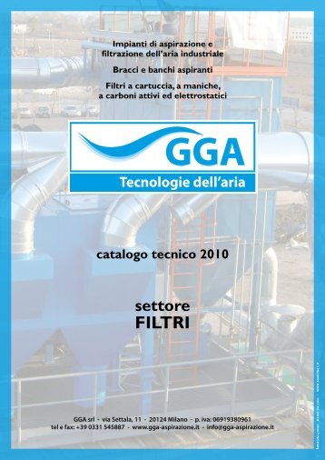 AIRSoL Filtri modulari ad alta efficienza - GGA aspirazione.