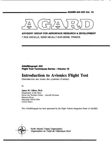 Introduction to Avionics Flight Test - Nato