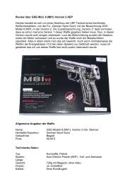 Review über GSG Mod. 8 (M81) Version 2 AEP Hierbei ... - Begadi