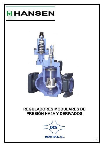 reguladores modulares de presiÃ³n ha4a y derivados - Dicostock Sl