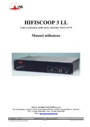 hifiscoop 3 ll - AETA Audio Systems