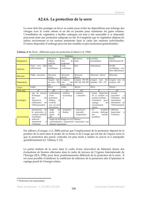 ANNEXES : LES SOLUTIONS BIOCLIMATIQUES - BHEE