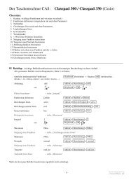 Der Taschenrechner CAS: Classpad 300 ... - Mathe-Seite.de