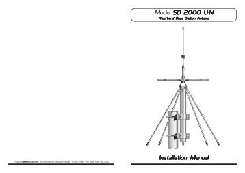 Download product manual ID-273 04-06-99 - Sirio Antennas