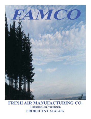 FRESH AIR MANUFACTURING CO. - E P Sales Inc