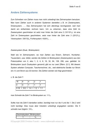 als PDF speichern - Mathematik-Wissen.de