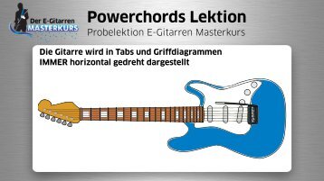 Powerchords Lektion - Online Gitarrenkurs