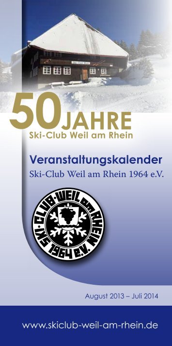 Veranstaltungskalender - Ski-Club Weil am Rhein 1964 eV