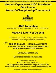NCAUSBCA 68th Annual Women's Championship Tournament
