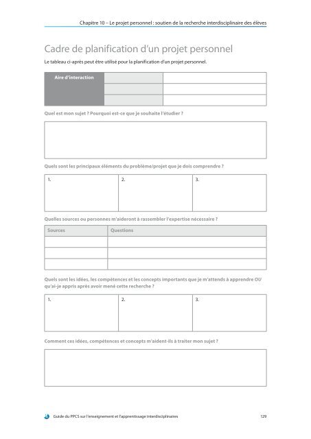 Guide du PPCS sur l'enseignement et l'apprentissage ...