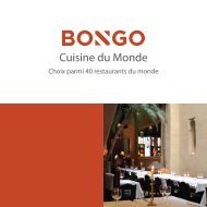 Cuisine du Monde - Bongo