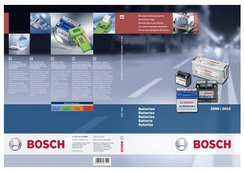 BOSCH Batterie für AUDI A3 in Original Qualität