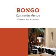 Cuisine du Monde - Bongo