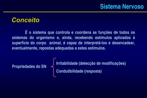 Sistema Nervoso - Profa Cecilia H G Ferreira - marchioli