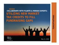 utilizing new market utilizing new market tax credits ... - Plante Moran