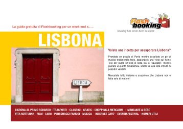 Volete una ricetta  per assaporare Lisbona? - Flash Booking