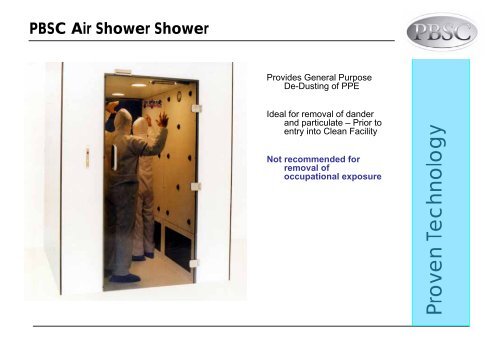 PBSC Ultra Sonic Fogging Shower - CapellaScience