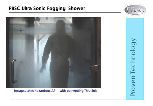 PBSC Ultra Sonic Fogging Shower - CapellaScience