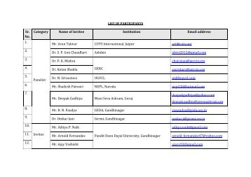 List of Participants - cuts ccier