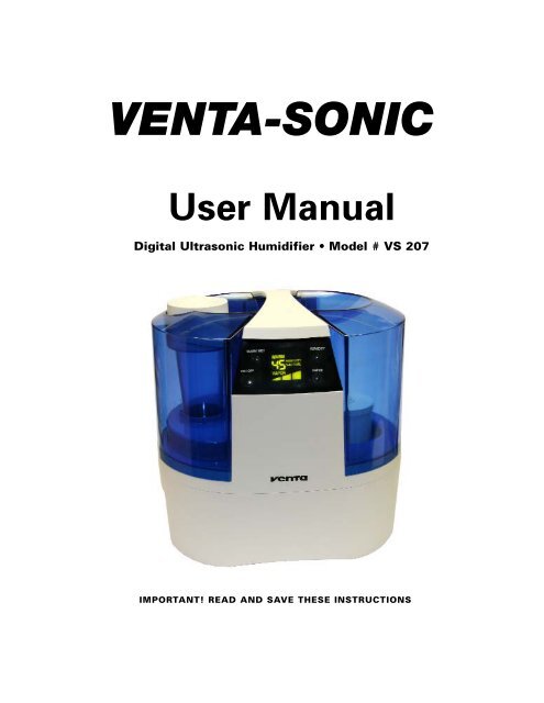 venta sonic humidifier vs100