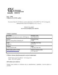 Poziv br. 24/12.pdf - Crnogorski elektroprenosni sistem