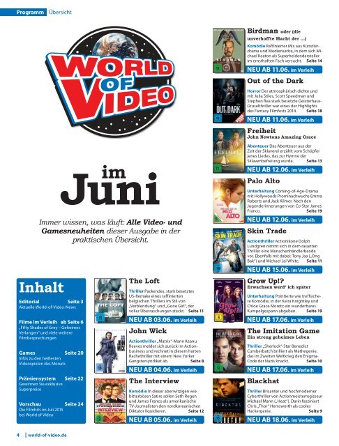 World of Video Kundenmagazin 2015-06