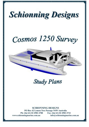 Cosmos 1250 Study Plans - Schionning Designs