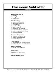 Classroom SubFolder - Queen Anne's County Public Schools