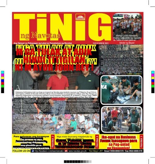 tinig november issue 2012 - Navotas City