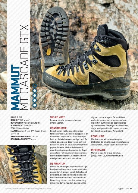 TEST ZWARE BERGSCHOENEN - Op Pad