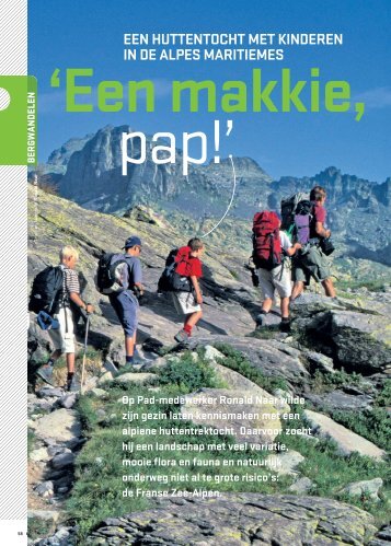 een huttentocht met kinderen in de alpes maritiemes - Op Pad