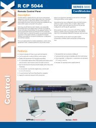 series - LYNX Technik AG