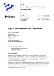 Digital Implementation of Controllers - SUPSI